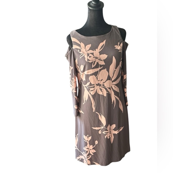 American Living Women’s Verrana Floral Cold Shoulder Dress – Size 6 - Picture 3 of 11